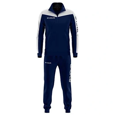 Afbeelding van GIVOVA overall, Roma, blauw/wit, maat 5XS