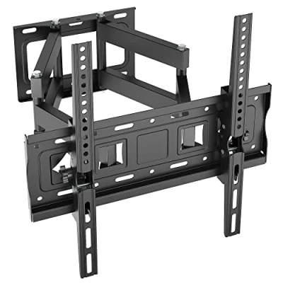 Afbeelding van Muchen tv muurbeugel, zwenkbare, kantelbare houder voor 26 55 inch platte &amp; gebogen televisiemonitor tot 30 kg max. VESA 400 x mm beugel