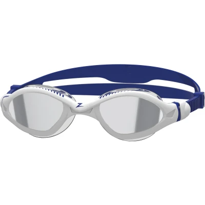 Afbeelding van Zoggs Tiger Lsr+ Zwembril Met Spiegelende Rook Wit,Blauw Regular