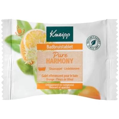 Afbeelding van 6x Kneipp Badbruistablet Oranje Lindebloesem 80 gr