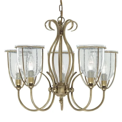 Afbeelding van Searchlight SILHOUETTE klassieke hanglamp, 5 lichts
