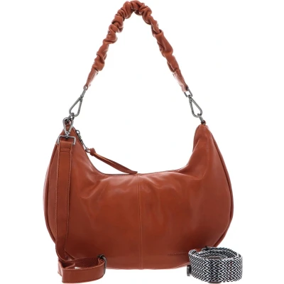 Afbeelding van FREDsBRUDER Leren Schoudertas Jeren Shoulderbag Burned Paprika Bruine