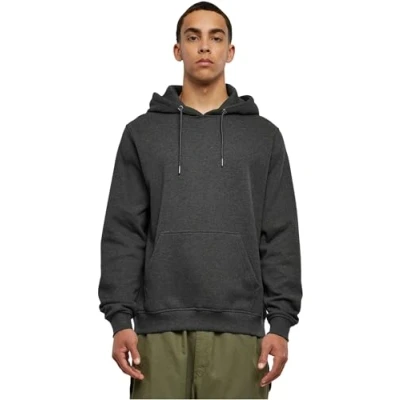Afbeelding van Urban Classics Basic Terry Hoodie, Heren, Maat: Large, Charcoal