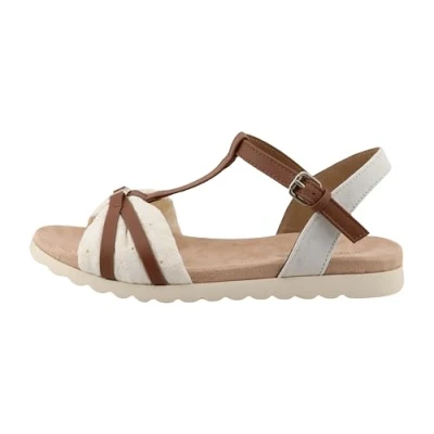 Afbeelding van TOM Tailor Sandalen, Dames, Maat: 40, Offwhite Polyester