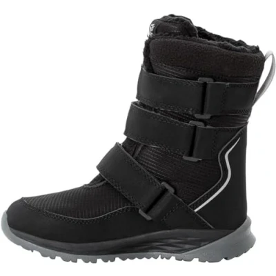 Afbeelding van Jack Wolfskin Uniseks Kind Polar Boot Texapore High Vc K sneeuwlaarzen, zwart grijs, 30 EU