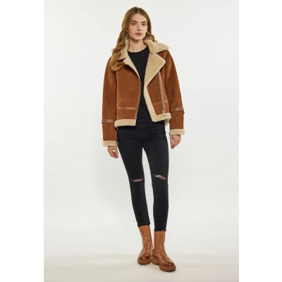 Afbeelding van Dreimaster Vintage Damesjas SCHMUDDELWEDDA XL / Bruin 100% Geitenleer
