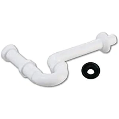 Afbeelding van kör4u Buis geursluiting sifon kunststof 1 1/4 inch x 32 mm, rubberen manchet, nippel voor afvoerpijp 50 mm