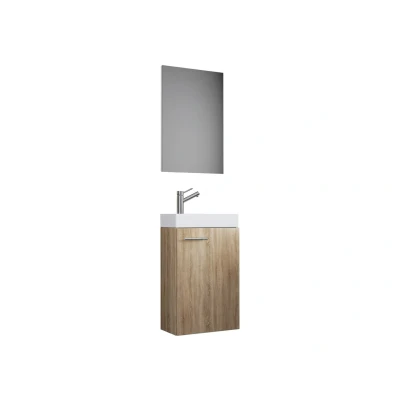 Afbeelding van Hioshop badkamer Victor mdf eiken