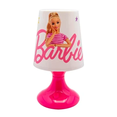 Afbeelding van Joy Toy Barbie LED mini lampenkap werkt op batterijen in geschenkverpakking 10x10x19 cm