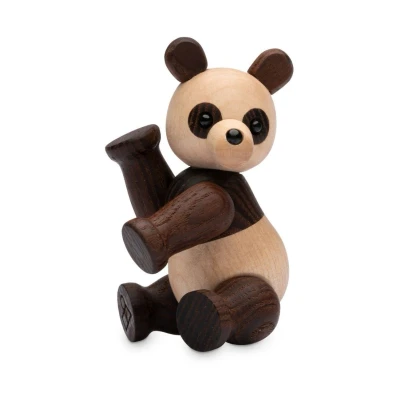 Afbeelding van Spring Copenhagen Pixi Panda decoratie Esdoorn 9 cm Bruin