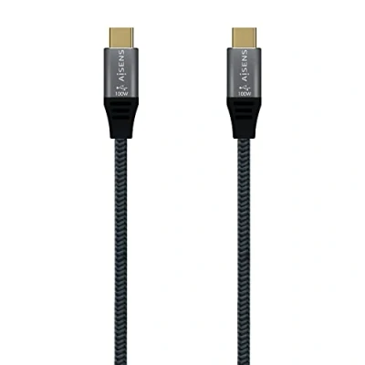 Afbeelding van USB C Cable Aisens A107 0671 Grey 1 m