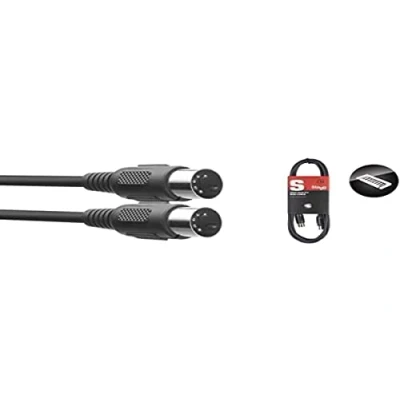 Afbeelding van Stagg SMD10 E 10 m 5 Pin DIN Mannelijke MIDI Kabel