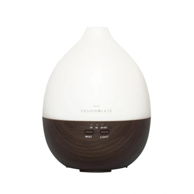 Afbeelding van Nimbus Geurwolkje® Diffuser donkerhout hout 200 ML Geurverspreider Luchtbevochtiger Vernevelaar Nachtlampje