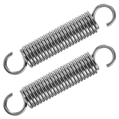 Afbeelding van GUNGY Trekveren met haak, roestvrij staal, spanveer, trekveer, 90 mm, buitendiameter 18 draaddiameter 2,5 maximale trekkracht 12,8 kg, x 2 stuks