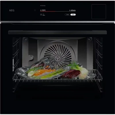 Afbeelding van AEG TP9SB831AB Inbouw combi stoomoven Zwart