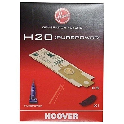 Afbeelding van Candy/Hoover 09173717 stofzuigerzak stofzuiger H20 dubbellaags papieren stofzak met filters