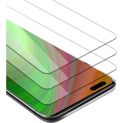 Afbeelding van Cadorabo 3x Screenprotector geschikt voor Huawei MATE 40 PRO in KRISTALHELDER Tempered Display Pantser Film