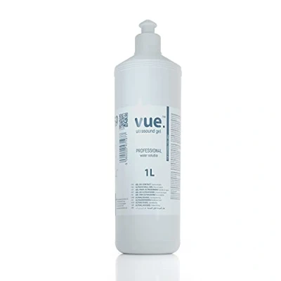 Afbeelding van Vue Ultrasound gel 250 ml / 1 l/5 l fles helder geleidende hoge viscositeit transmissie voor ultrasone en doppler machines monitoren (1 (Pack van 1)