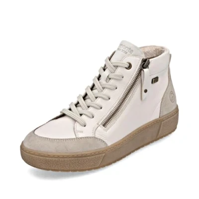 Afbeelding van Remonte Sneakers laag Lehm kreide kreide, Dames, Maat: 45, Leer