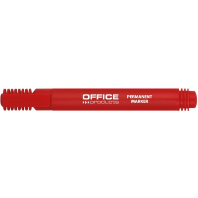 Afbeelding van Office Products permanent marker 1 3 mm, rond, rood 12 stuks