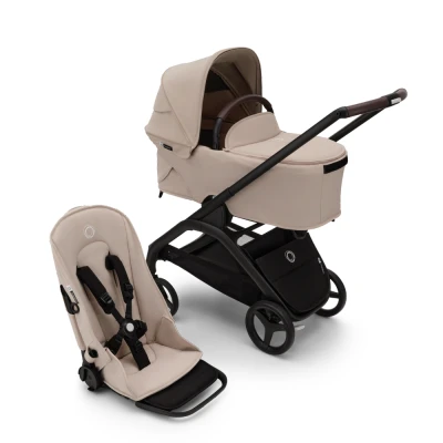 Afbeelding van Bugaboo Dragonfly Kinderwagen Compleet Black Desert Taupe