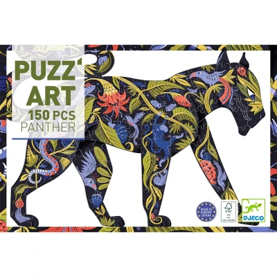 Afbeelding van Djeco puzzel puzz&#039;art panter 150st
