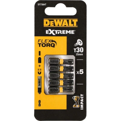 Afbeelding van DeWalt Accessoires IMPACT Torsion 25mm Torx T30 DT7384T QZ