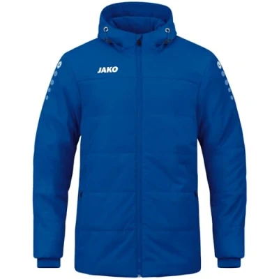 Afbeelding van Team Coach Jas Met Capuchon Royal 200 L Blauw Jassen