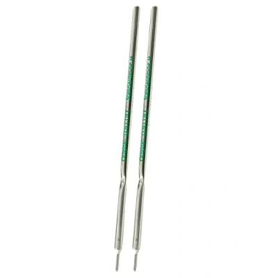 Afbeelding van Online schrijfgerei 40141/3 balpen standaard vulling, lijndikte M (middel), kleur groen, 3 stuks