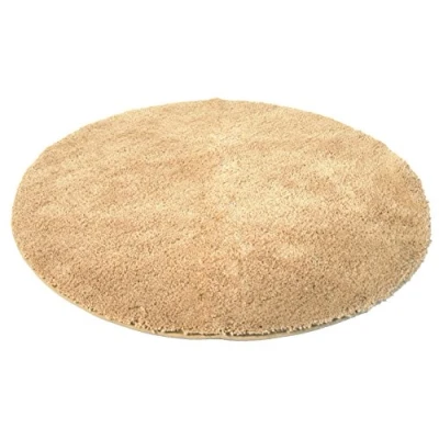Afbeelding van Kinzler J 10001/35 Lichtbruin badmat, microvezel, 90 cm rond