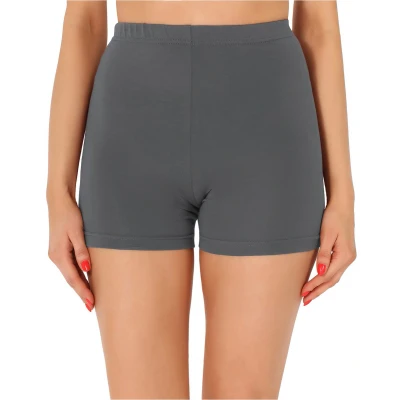 Afbeelding van Merry Style MS MS10 358 LE Dames Leggings Sport Vrijetijdsbroek Kort Katoen Sporbroek Yogabroek Grijs L