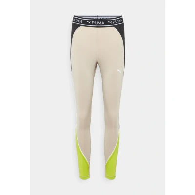 Afbeelding van Puma FIT Train Strong 7/8 Legging, Dames, Maat: Medium, Putty