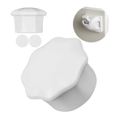 Afbeelding van Vervangende magneetsleutel voor kinderbeveiliging, 2 stuks, wit, kast en ladebeveiliging, sleutels kinderen, magneetslot, kastdeur, babybeveiliging, reservesleutel, kastbeveiliging, magneet