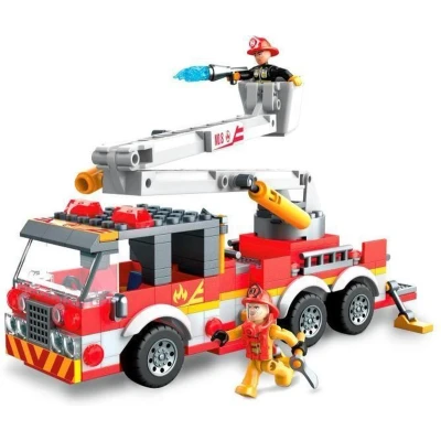 Afbeelding van MEGA CONSTRUX Brandweerwagen GLK54 Bouwstenen 5 jaar en +