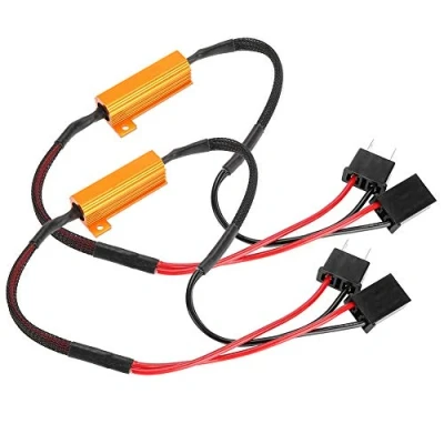 Afbeelding van Led Koplamp Decoder 2 Stuks H7 Canbus Weerstand Auto Decoders Voor Anti Hyper Flash Geen Fout Belastingsweerstand bedrading