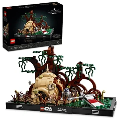 Afbeelding van LEGO Star Wars Dagobah Jedi Training Diorama 75330 Building Kit for Adults; Brick Built Collectible Display (1,000 Pieces)