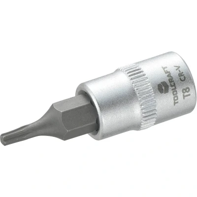 Afbeelding van TOOLCRAFT T8 816078 T profiel Dopsleutel bitinzet 8 1/4 (6.3 mm)