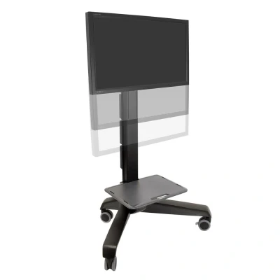 Afbeelding van Ergotron 24 190 085 Neo Flex Mobile MediaCenter LD TV wagen Constant Force technologie, In hoogte verstelbaar 68,6 cm (27) 101,6 (40) Kantelbaar,