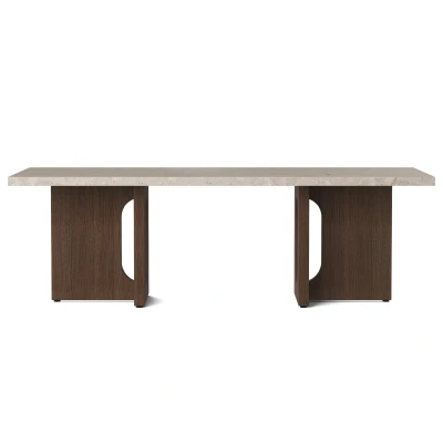 Afbeelding van Audo Copenhagen Androgyne salontafel 120x45 donker eiken, Kunis