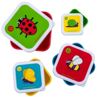 Afbeelding van TUM Lunchboxen voor kinderen, lekvrij, BPA vrij, ongedierte