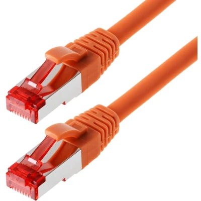 Afbeelding van Helos Patchkabel S/FTP Cat 6 oranje 30,0m