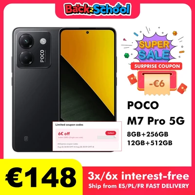 Afbeelding van Smartphone Xiaomi POCO M7P 5G 8 256 BK 6,67&quot; Octa Core GB RAM Zwart