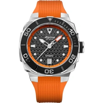 Afbeelding van Alpina Seastrong Diver Extreme AL 525BO3VE6 Horloge Rubber Oranje Ø 40 mm
