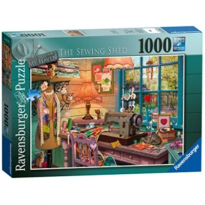 Afbeelding van Ravensburger My Haven No 4. De naaien Schuben Speelset Puzzel, 1000 Stukjes