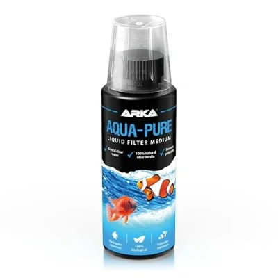 Afbeelding van MICROBE LIFT 9138 S Aqua Pure Vloeibaar filtermedium met levende bacteriën voor elk zeewater en zoetwateraquarium, 118 ml, transparant