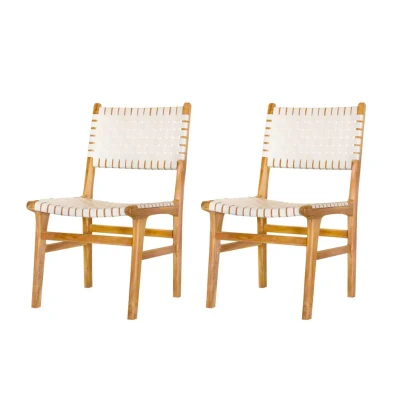 Afbeelding van Teak tuinstoel Mataram (set van 2 stoelen)