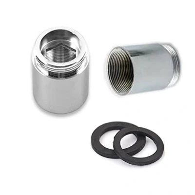 Afbeelding van HATOOLHA® 2 stks Messing Kraan Adapter, 22mm NPT Mannelijk naar Draad, Tap Beluchter Connector voor Wastafel Waterzuiveraar Adapter (F22 M22)
