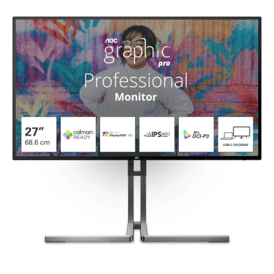 Afbeelding van Monitor AOC U27U3CV 4K Ultra HD 27&quot; 60 Hz