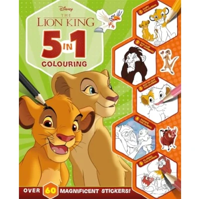 Afbeelding van Disney The Lion King: 5 in 1 Colouring