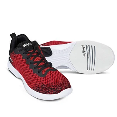 Afbeelding van KR Strikeforce mannen atletische bowling schoenen rood zwart 7 UK